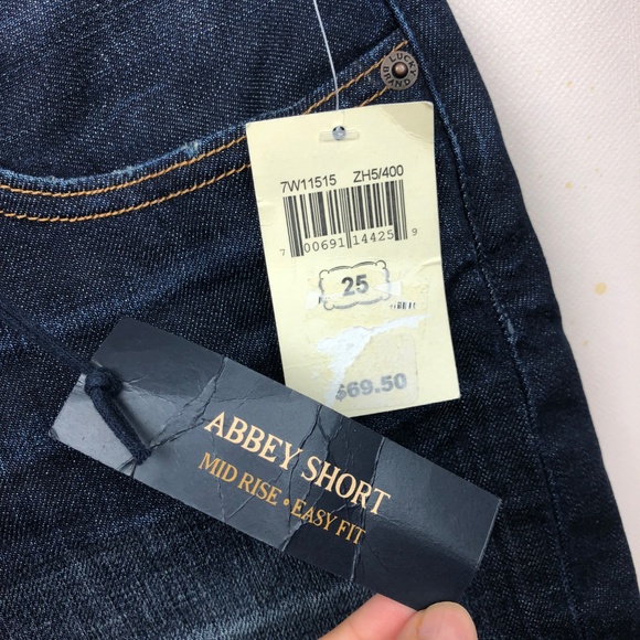 NWT Lucky Brand Cuffed Abbey Shorts Size 0/25 - Picture 4 of 8